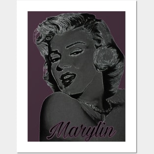 Marylin Carbon Print Posters and Art